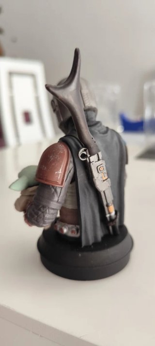 Busto Mandalorian y Grogu star wars