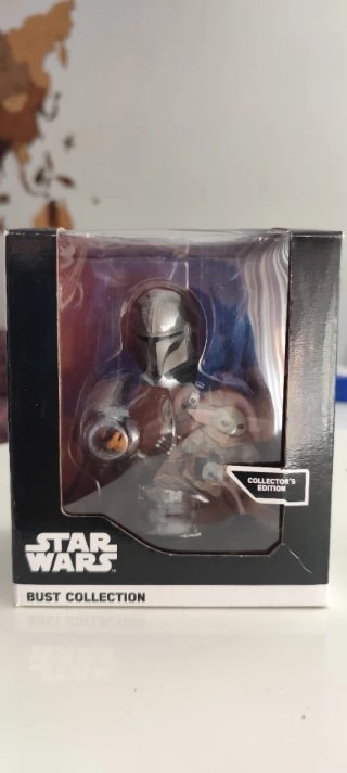 Busto Mandalorian y Grogu star wars