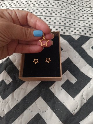 Conjunto Pendientes y Colgante Estrella
