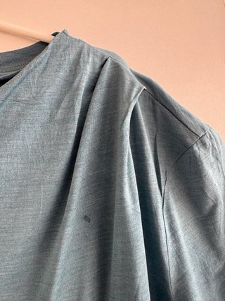 Camiseta manga corta azul Talla M massimo dutti
