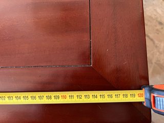 Mesa baja de madera maciza