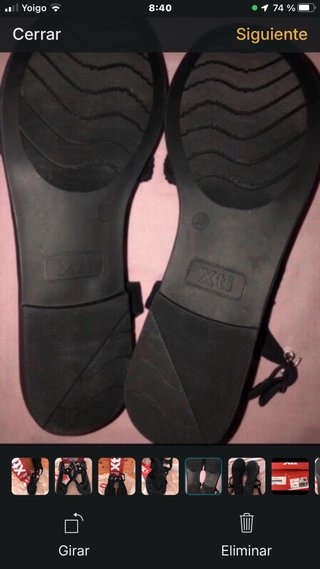Sandalias XTi Macramé Negras