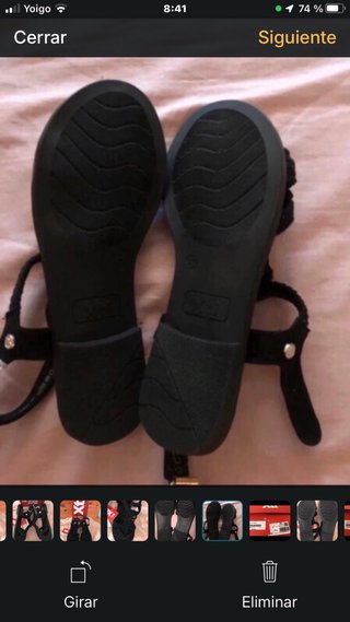 Sandalias XTi Macramé Negras