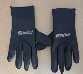 Guantes Santini Neopreno Ciclismo Lluvia Talla S