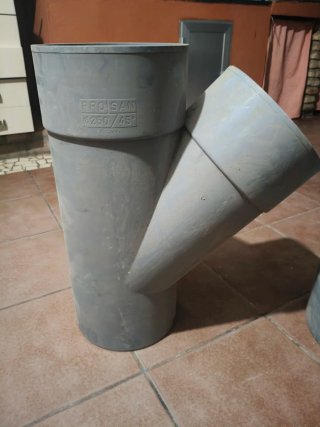 Y PVC 250/45º PRO-SAN