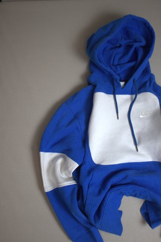 Felpa Nike Vintage Blu/Bianco Taglia M uomo