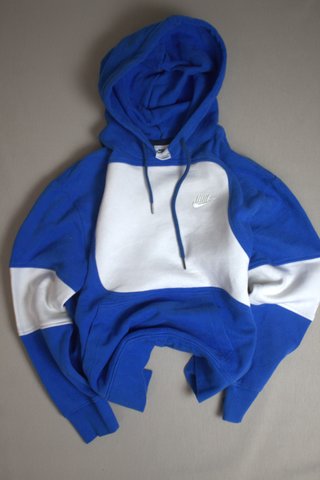 Felpa Nike Vintage Blu/Bianco Taglia M uomo