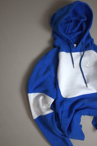 Felpa Nike Vintage Blu/Bianco Taglia M uomo