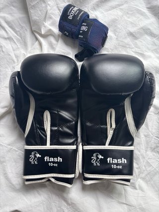 Guantes Boxeo Leone 10 OZ Negros