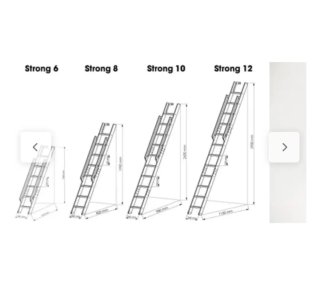 Escalera recta madera pino con barandilla