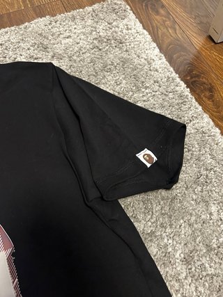 Camiseta BAPE x Burberry Negra Multicolor