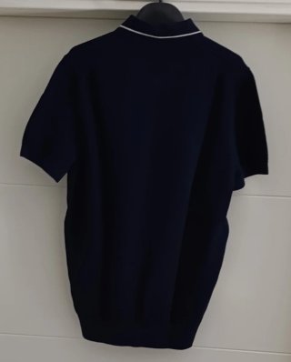 Polo GANT manga corta azul