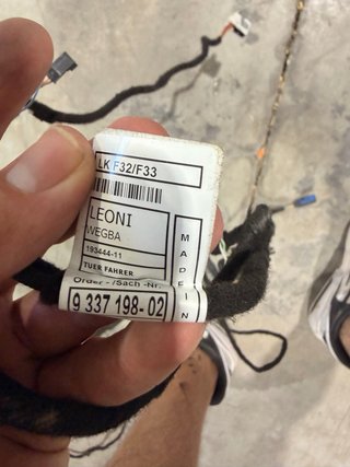 Arnés Cableado Puerta Delantera BMW M4 F82 F83