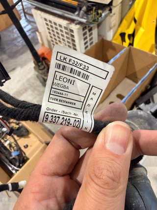 Arnés Cableado Puerta Delantera BMW M4 F82 F83