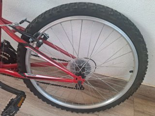 Bicicleta Freerider 24 Roja