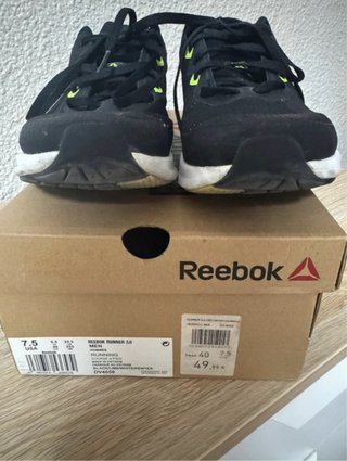 Zapatillas Reebok Runner 3.0 Talla 40 Negro
