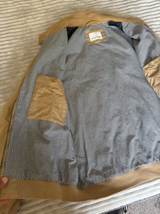 Chaqueta Harrington Lacoste Beige