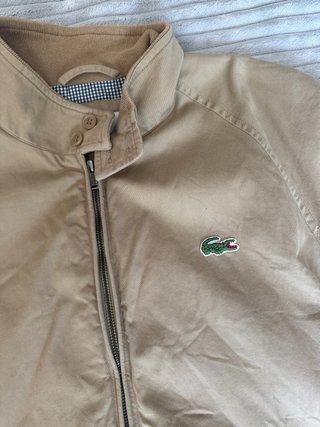 Chaqueta Harrington Lacoste Beige