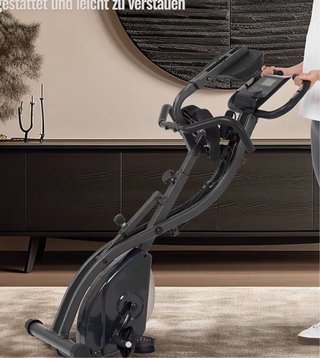 Bicicleta estática plegable