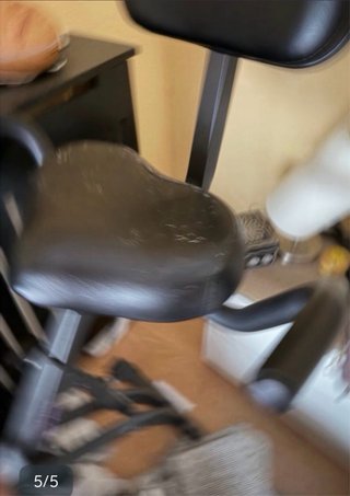 Bicicleta estática plegable