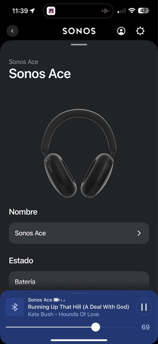 Auriculares Sonos Ace Negros