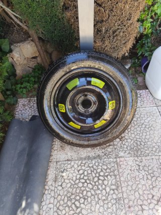 Rueda de recambio (galleta) Peugeot 308 sw tornill