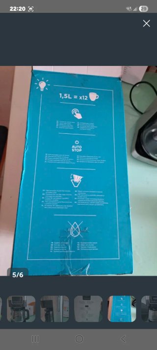 Cafetera Eléctrica Qilive 12 Tazas 1.5L