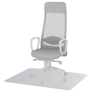 Silla de oficina IKEA MARKUS gris/blanco