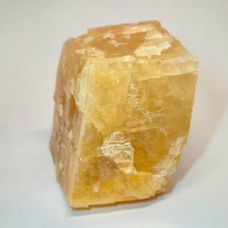 Calcita miel escalonada cristal natural Portugal