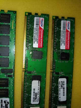 4x RAM DDR2 512MB Vdata Transcend Micro Memory