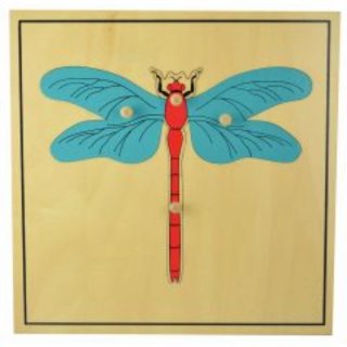 Pack 6 Puzzles montessori botánica (insectos)