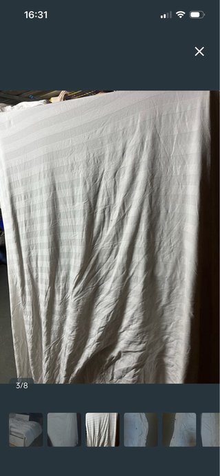 Funda nórdica y sábana bajera 135 blanca algodón