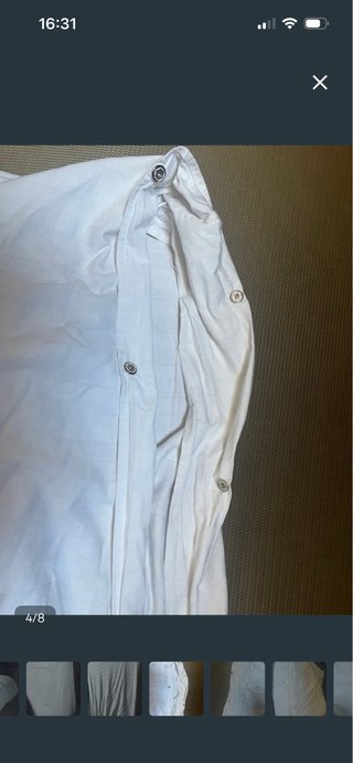 Funda nórdica y sábana bajera 135 blanca algodón