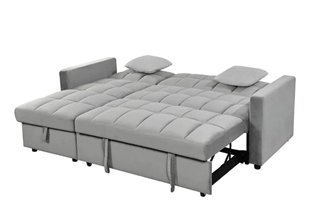 Sofá Cama Gris con Arcón