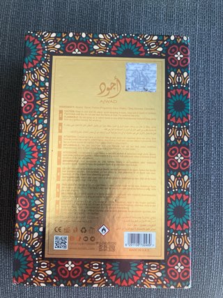 Caja Perfume Lattafa Ajwad Dorado Multicolor