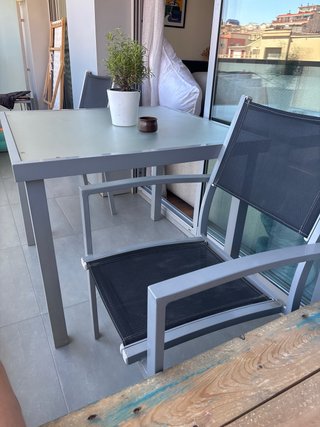 Mesa y 2 Sillas Exterior