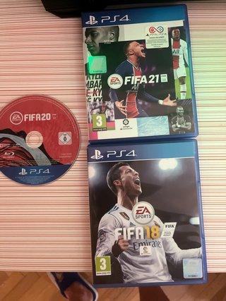 FIFA 21 PS4 + FIFA 18 PS4 + FIFA 20 Disco