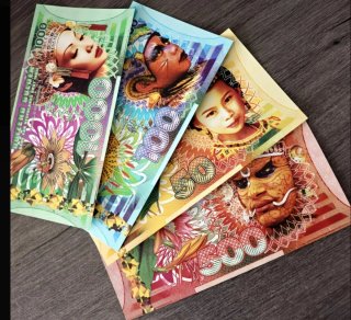 Banconote 1000, 500, 100, 50 Gulden