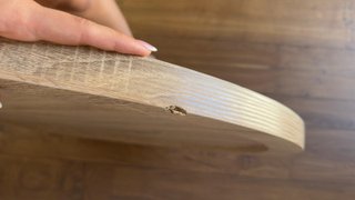 Mesa redonda madera y metal
