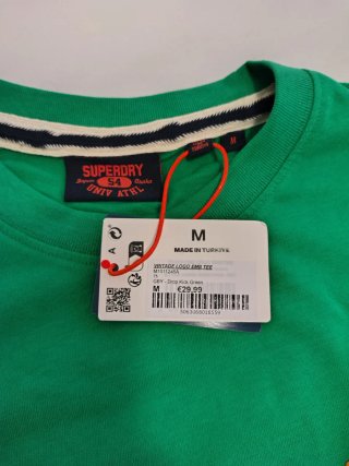 Camiseta Superdry Verde Talla M