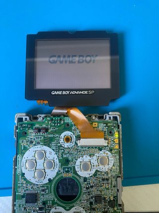 Pantalla Game Boy Advance SP Nintendo