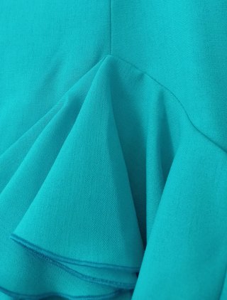Falda Flamenco Olivares Talla 42 Turquesa