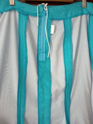 Falda Flamenco Olivares Talla 42 Turquesa