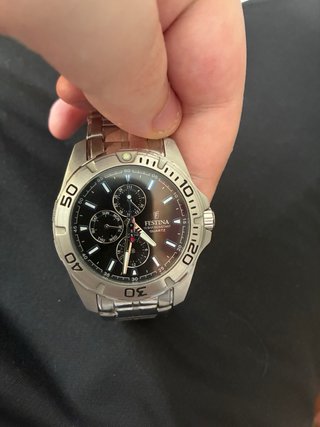 Reloj Festina Hombre Negro/Plata