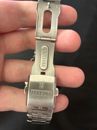 Reloj Festina Hombre Negro/Plata