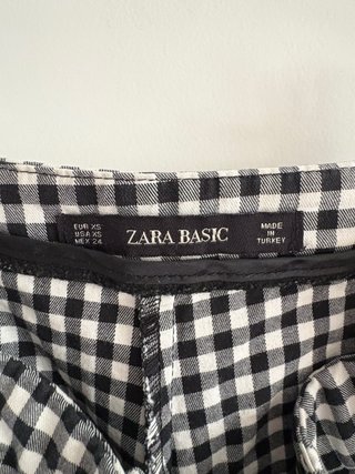 Pantalones Zara Vichy - Talla XS