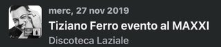 Autografo “Tiziano Ferro”