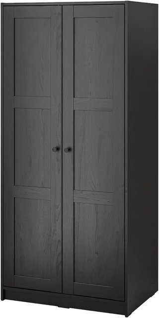 Armario madera negro 75cm x 1,65m