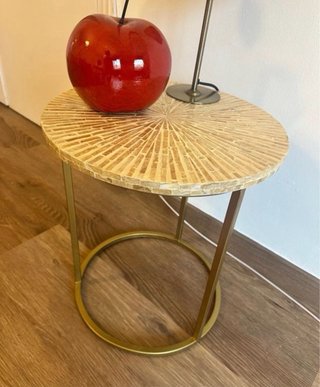 Mesa auxiliar nácar Maison
