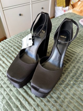Tacones Mango negros Talla 38 Nuevos